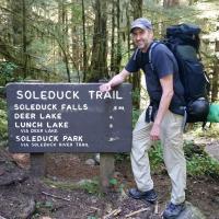 Backpacking in Olympic National Forest